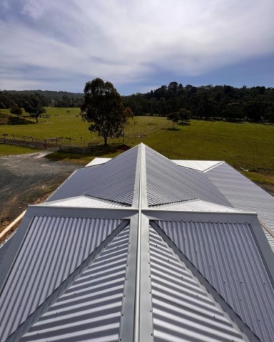 hillside metal roofing