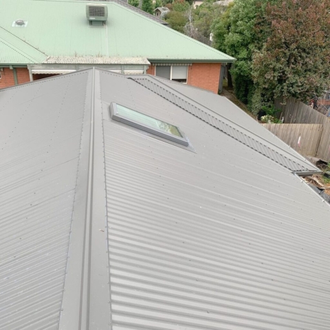 hillside metal roofing