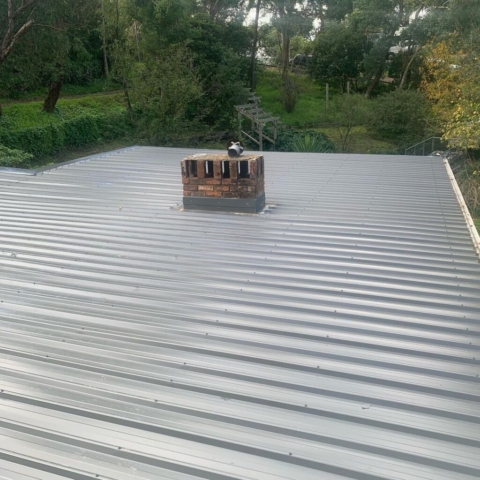 hillside metal roofing