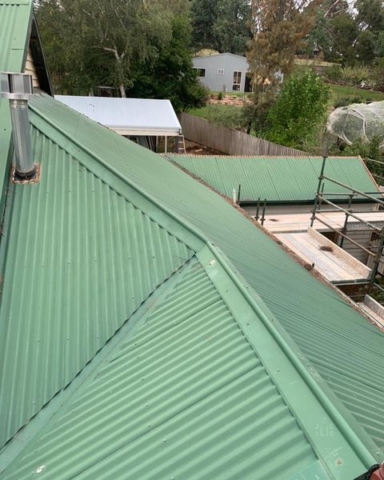 hillside metal roofing