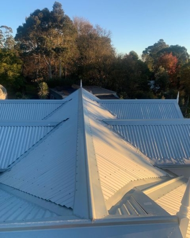 hillside metal roofing