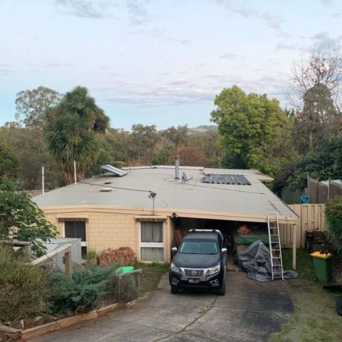 hillside metal roofing