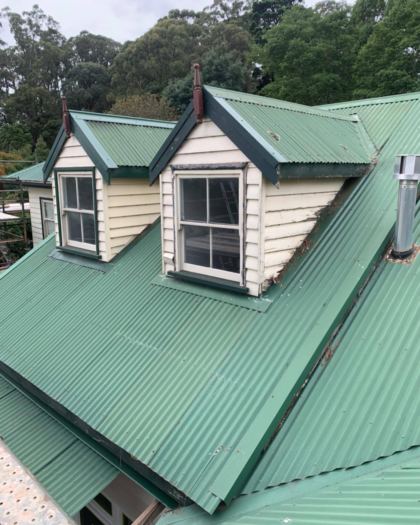 hillside metal roofing